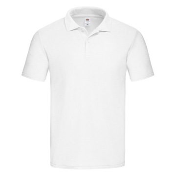 KOSZULKA Polo ORIGINAL Fruit of The Loom white XL