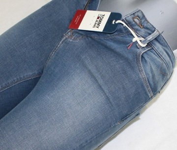 Tommy Hilfiger Santana jeansy damskie DW0DW01930 rurki bardzo wąskieW26/L32