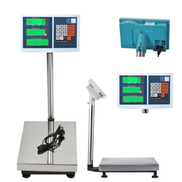 WAGA MAGAZYNOWA SKLEPOWA ELEKTRONICZNA 150kg LCD WAGA PLATFORMOWA TOWAROWA