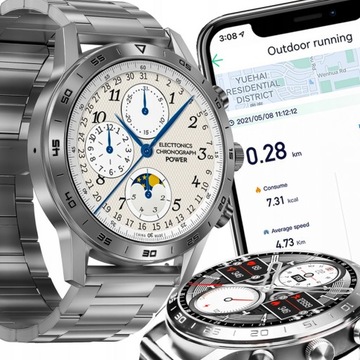 SMARTWATCH WATCH ПОЛЬСКОЕ МЕНЮ PL SPORT TALKS SMART WATCH МУЖСКОЙ ЧСС ПУЛЬСА