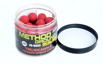 KULKI HACZYKOWE METHOD GROUND 16 MM TRUSKAWKA 100G
