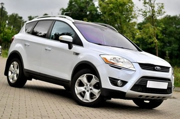 Ford Kuga I 2008 Ford Kuga Biała Perła 2,0TDCi Panorama Duża, zdjęcie 2