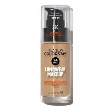 REVLON COLORSTAY podkład 220 z pompką TŁUSTA