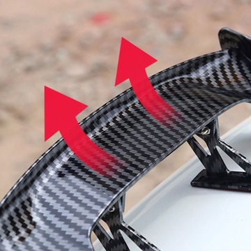 Мини-универсальный автомобильный спойлер с крылом из углеродного волокна для автомобиля