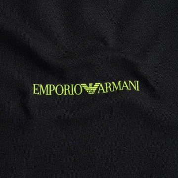 Emporio Armani t-shirt męski czarny slim fit S