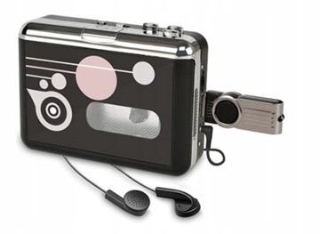 Odtwarzacz kasetowy discman MAGNETOFON walkman konwerter USB MP3 przenośny