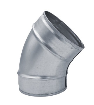 KOLANO TŁOCZONE FI 125 MM 45 STOPNI OCYNK SPIRO
