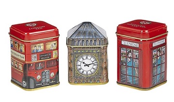 NEW ENGLISH TEA GIFTS LONDON Herbata Londyn Puszka 3 szt LONDON EXPERIENCE