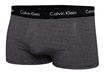 Calvin Klein Underwear Low Rise Trunk 0000U2664G-IOT XL 3 Pack Czarny/Biały