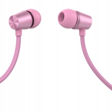 SŁUCHAWKI SWISSTEN METAL DYNAMIC YS500 RÓŻOWE