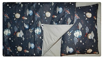ŚPIWOREK+ PODUSZKA DO WÓZKA, ŁÓŻECZKA 50x110 BELBI