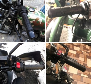 ПОДОГРЕВ СКУТЕР РУЛЬ МОТОЦИКЛ КВАДРОЦИКЛ
