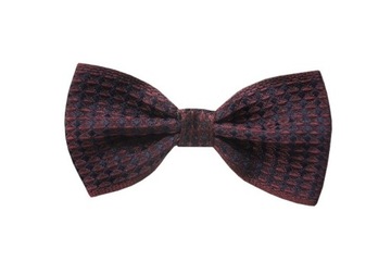 Elegancka bordowa muszka 68