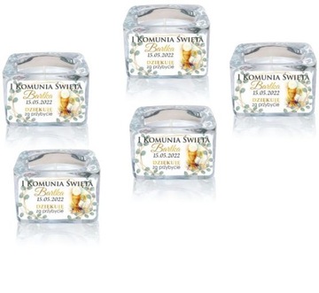 5 шт. Свеча «Спасибо», подсвечник для причастия