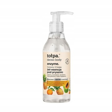tołpa Enzyme zel pod prysznic 3enzymy i2kwasy195ml