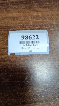 ROVER 45 FACELIFT SVĚTLO LEVÝ PŘEDNÍ