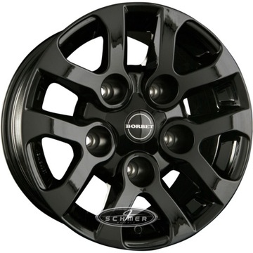 4× DISK HLINÍK BORBET LD 8.0" X 16" 5X165.1 ET 5