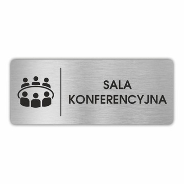 Tabliczka piktogram SALA KONFERENCYJNA 20x8 cm