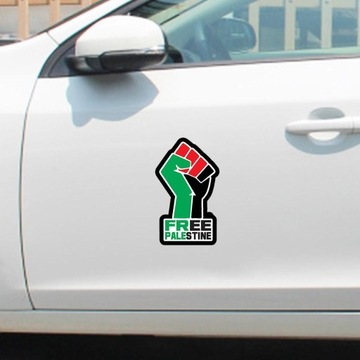 Stoję z flagą palestyny naklejki bezpłatne naklejki winylowe palestyny flag