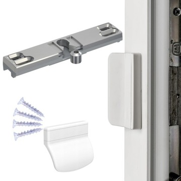 Балконная защелка, ручка для балконных дверей, замок для курения БЕЛЫЙ