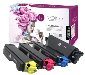 4x Toner do KYOCERA TK5140 ECOSYS P6130cdn ZESTAW