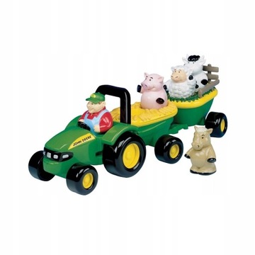 TOMY DŹWIĘKOWY TRAKTOR ZE ZWIERZĄTKAMI 34908