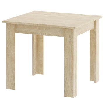 Стол NP 80x80 дуб сын + 4x стул TOLV серый/нат