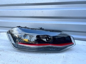 VW Polo 6 VI GTI FULL LED Lampa Przednia Prawa