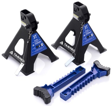 4x ОПОРНЫЕ СТОЙКИ ДЛЯ КОЛЕС 3Т С РЕЗИНОВЫМ ЗАМКОМ