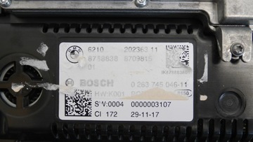 BMW G30 G31 G05 PŘÍSTROJOVÁ DESKA BUDÍKY LED 8709815