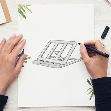 Мини-складная многофункциональная подставка для ноутбука