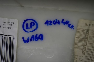 Обшивка левой передней двери, левая боковая панель A Class W169 LIFT