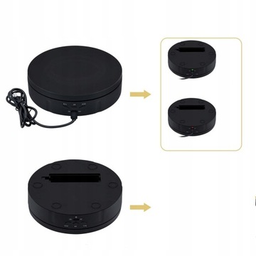 Поворотный стол, электрическая подставка на 360°, бархат