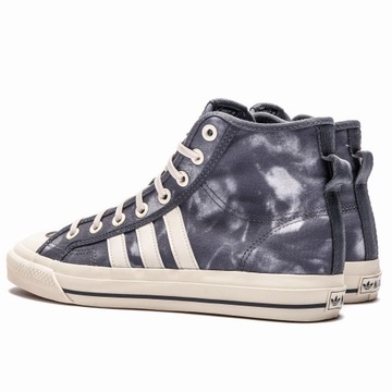 Buty Męskie Adidas Nizza Hi 46 Wysokie Trampki Szare Ombre GX4586 Sneakersy