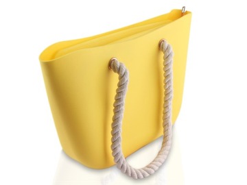 O TORBA GUMOWA TOREBKA HOBO JELLY SHOPPER BAG TGLB