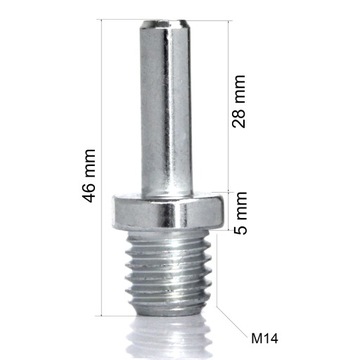 ADAPTER NA GWINT M14 TRZPIEŃ ŚRUBA DO WIERTARKI