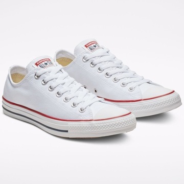 DAMSKIE TRAMPKI CONVERSE KLASYCZNE TENISÓWKI ALL STAR BIAŁE M7652C r. 37