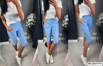 Rybaczki, capri 95% bawełna różne KOLORY do wyboru, elastyczne L_40