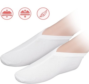 Хлопковые ПЕРЧАТКИ для косметических вечеров + НОСКИ для кремовых процедур.