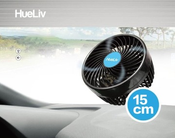 АВТОМОБИЛЬНЫЙ ВЕНТИЛЯТОР ОХЛАЖДАЮЩИЙ ВЕНТИЛЯТОР 12 В 360° ДЛЯ АВТОМОБИЛЬНОГО ТИХОГО 6-ДЮЙМОВОГО ВНЕДОРОЖНИКА