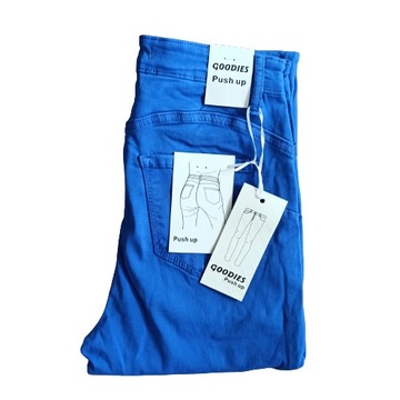Niebieskie spodnie Goodies Modelujące Push up HIT