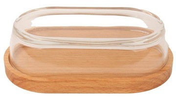 ДЕРЕВЯННАЯ МАСЛЕНКА С КРЫШКОЙ + ЭКО НОЖ В БЕСПЛАТНО!