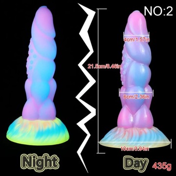 2023 Luminous korek analny smok dildo dla kobie