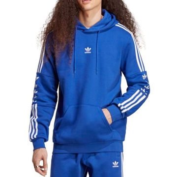 ADIDAS BLUZA MĘSKA SPORTOWA WKŁADANA PRZEZ GŁOWĘ BAWEŁNIANA L