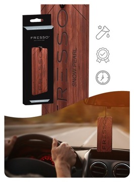 FRESSO Snow Pearl PERFUME +2x автомобильный кулон