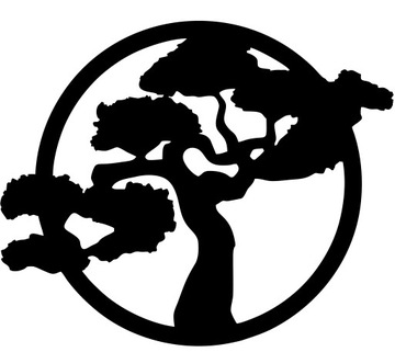 OBRAZ AŻUROWY DEKORACJA ŚCIANA DRZEWO BONSAI WZ-2