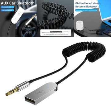 Samochodowy odbiornik Bluetooth, zestaw stereo z redukcją szumów Zestaw głośnomówiący 5.0 z