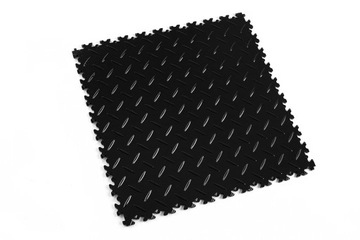 Wykładzina - Płytka PVC do Garażu Magazynu Serwisu Biura BLACK10 Blacha Ryf