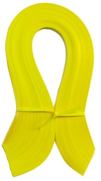 Paski do Quillingu 3 mm 200 szt ŻÓŁTY FLUO B4