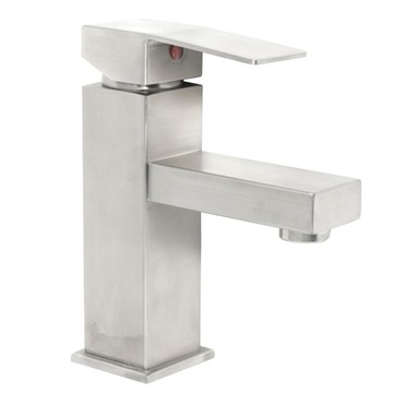 Bateria umywalkowa INOX kwadratowa CARO cubic stal
